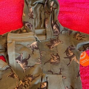 Wonder Nation Green Dinosaur Kids Matching Set